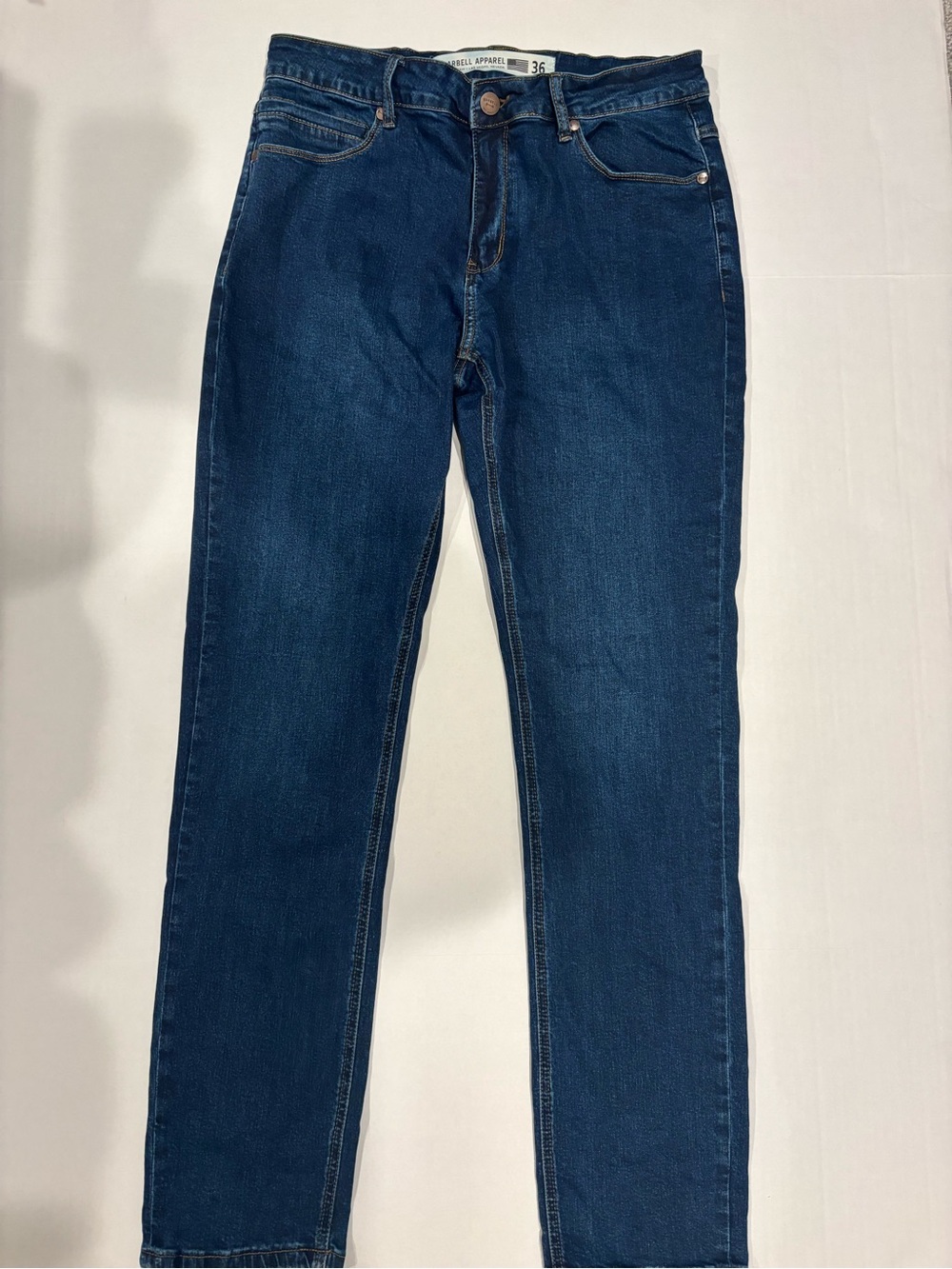Barbell Apparel Athletic Fit Jeans Men's Size 36x32 Straight Medium Wash